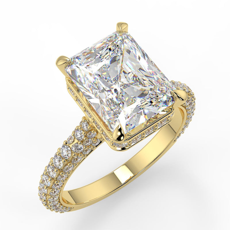 Paris Lab Created Diamond Engagement Ring