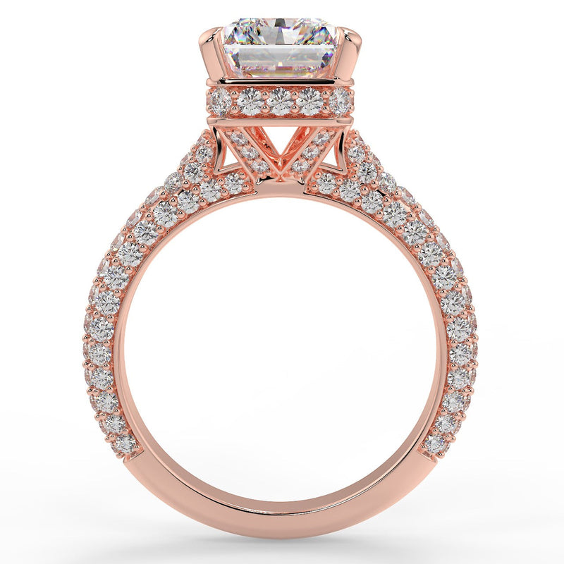 Paris Lab Created Diamond Engagement Ring