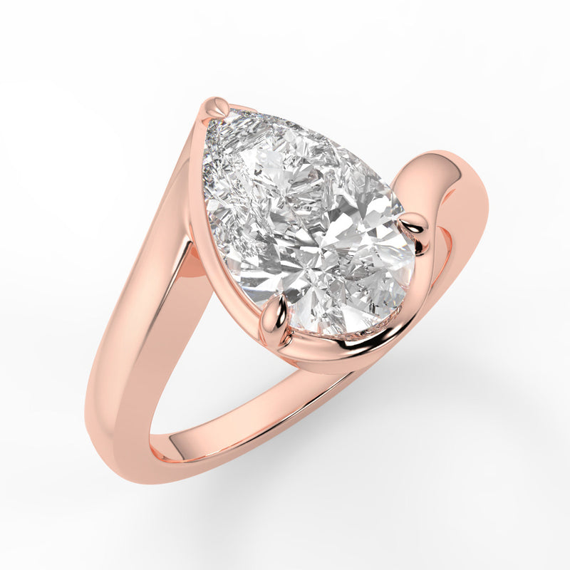 Pearla Lab Created Diamond Engagement Ring