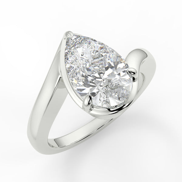 Pearla Lab Created Diamond Engagement Ring