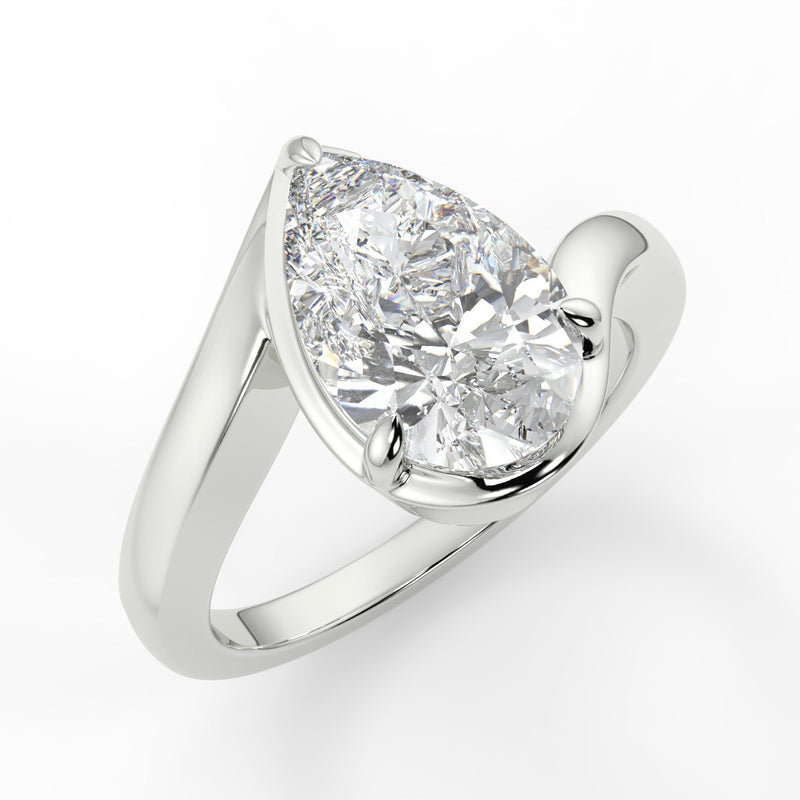 Pearla Lab Created Diamond Engagement Ring