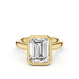 Riley Emerald Moissanite Engagement Ring
