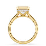 Riley Emerald Moissanite Engagement Ring