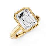 Riley Emerald Moissanite Engagement Ring