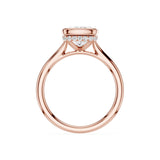 Mirna Bezel Moissanite Engagement Ring