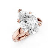 Pear Lab Created Diamond Cigar Band