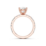 Ellie Lab Created Diamond Engagement Ring
