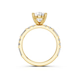 Ellie Lab Created Diamond Engagement Ring