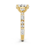 Ellie Lab Created Diamond Engagement Ring