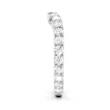 Wave Wedding Band - Lab Created Diamond