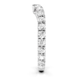 Wave Wedding Band - Lab Created Diamond