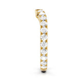 Wave Wedding Band - Lab Created Diamond