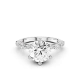 Leila Lab Created Diamond Engagement Ring
