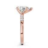 Maida Lab Created Engagement Ring