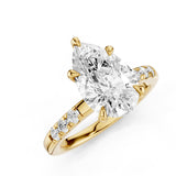 Maida Lab Created Engagement Ring