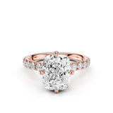 Destin Pave Moissanite Engagement Ring