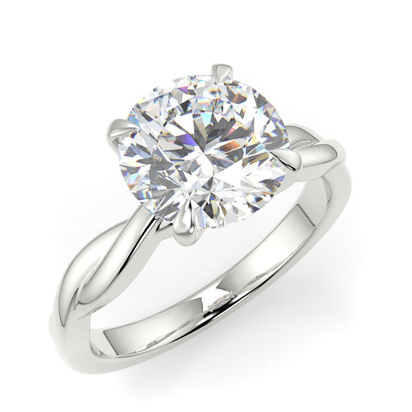 Twisted Vine Lab Created Diamond Engagement Ring