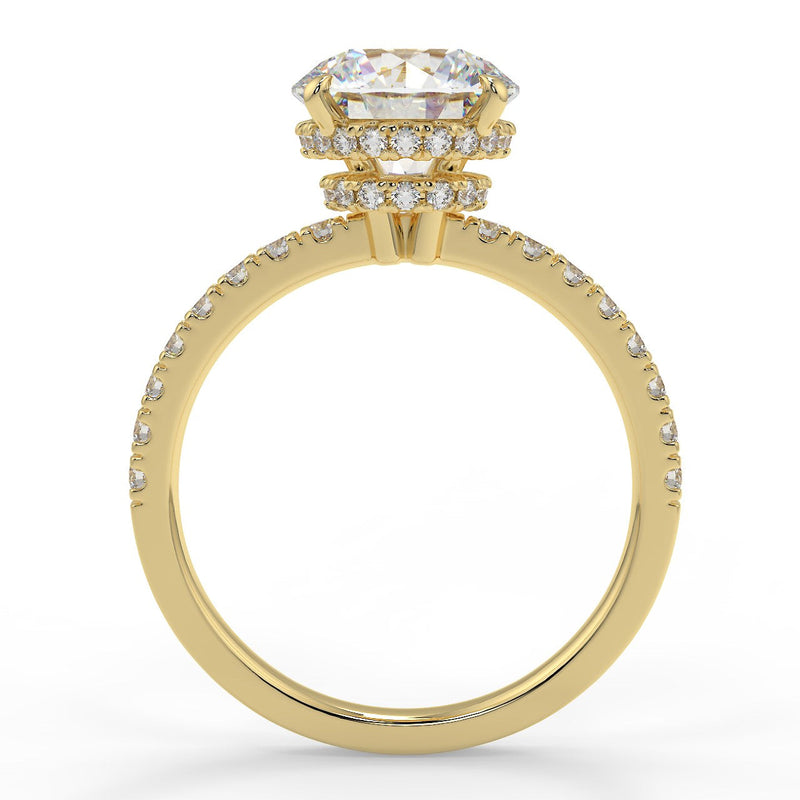 Vera Lab Created Diamond Engagement Ring