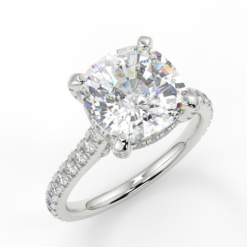 Violette Lab Created Diamond Engagement Ring