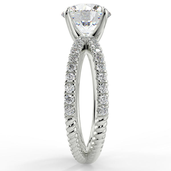 Zoe Lab Created Diamond Engagement Ring