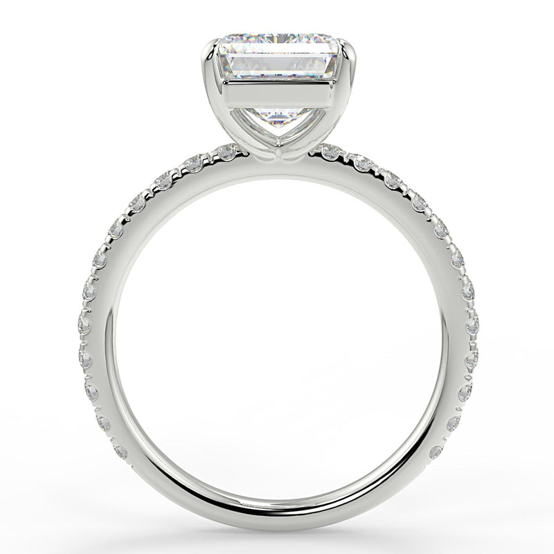 Alya Lab Created Diamond Engagement Ring