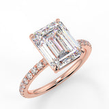 Alya Lab Created Diamond Engagement Ring