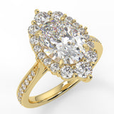 Antoinette Lab Created Diamond Engagement Ring