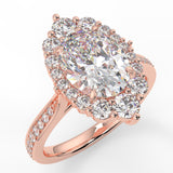 Antoinette Lab Created Diamond Engagement Ring