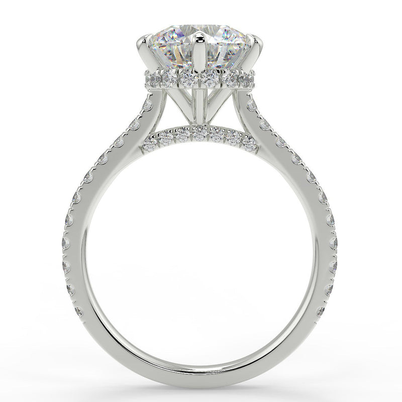 Ares Lab Created Diamond Engagement Ring