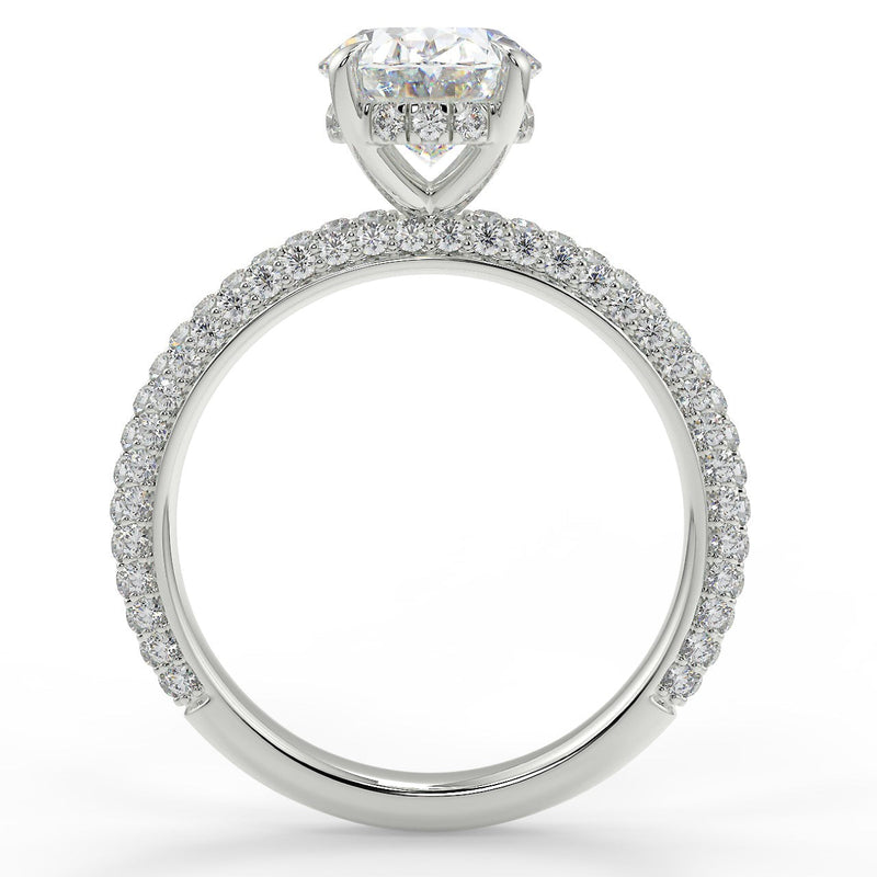 Charlotte Lab Created Diamond Engagement Ring