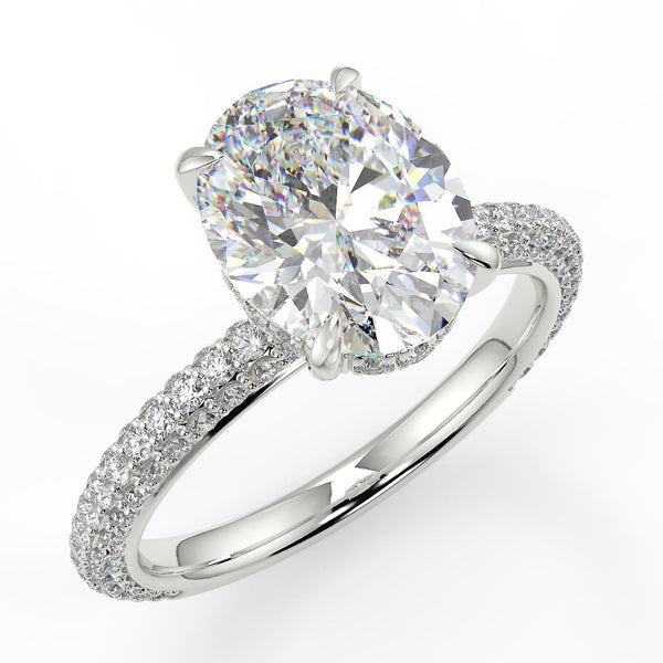 Charlotte Lab Created Diamond Engagement Ring