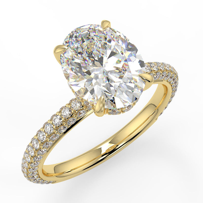 Charlotte Lab Created Diamond Engagement Ring