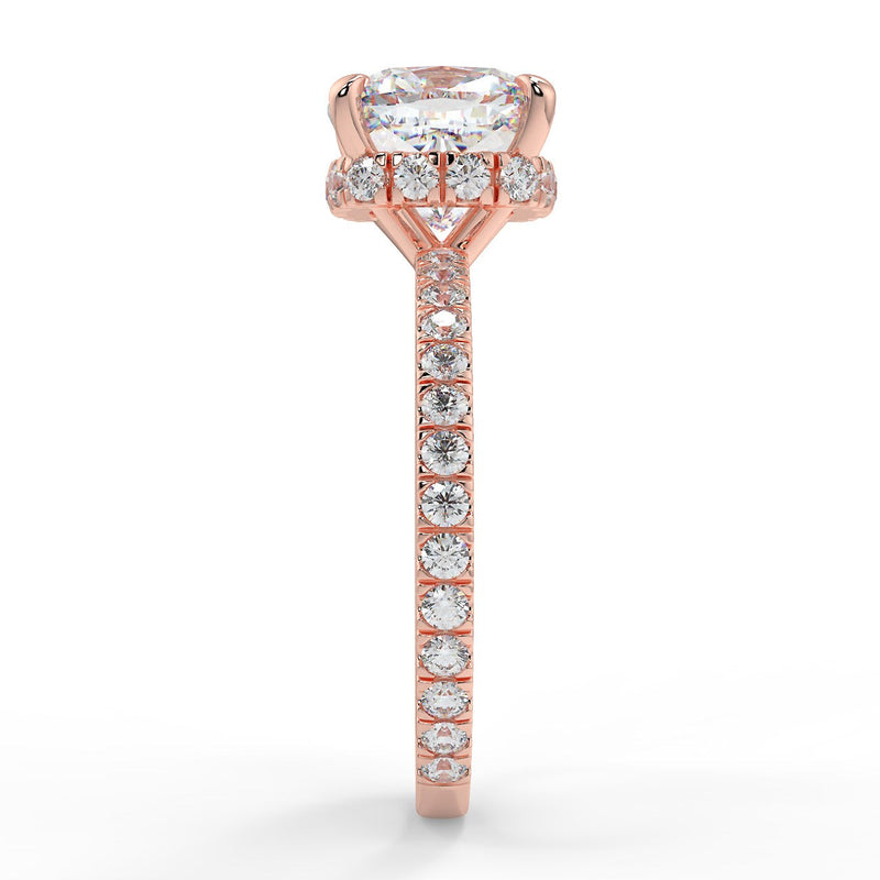 Daisie Lab Created Diamond Engagement Ring