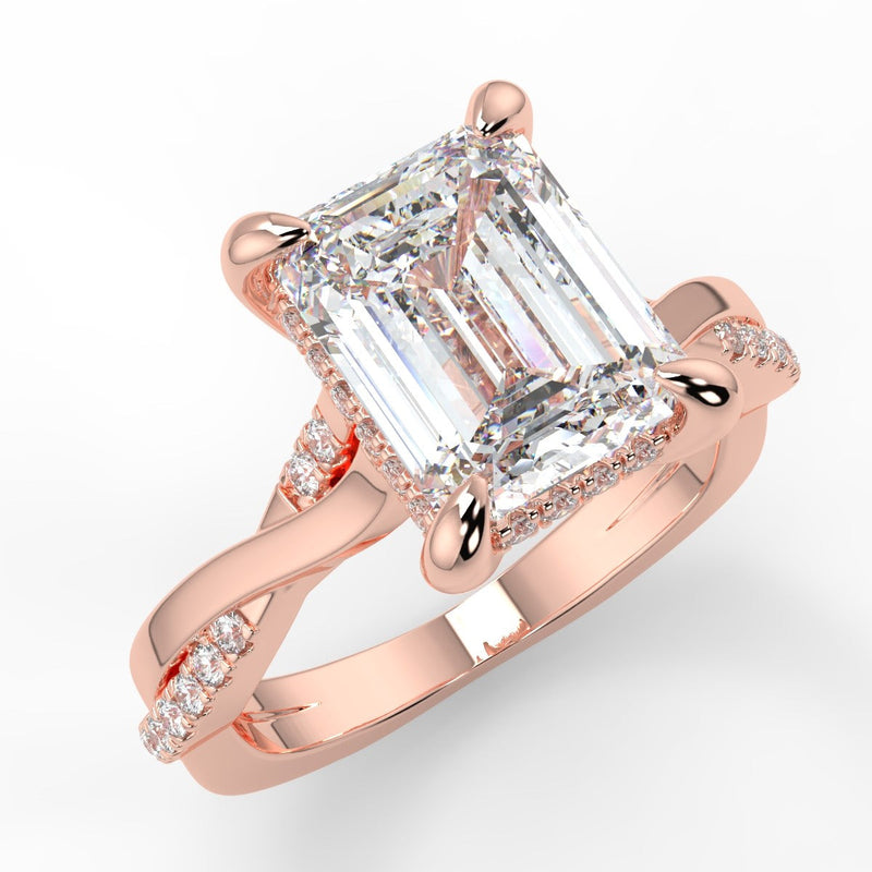 Elaine Lab Created Diamond Engagement Ring