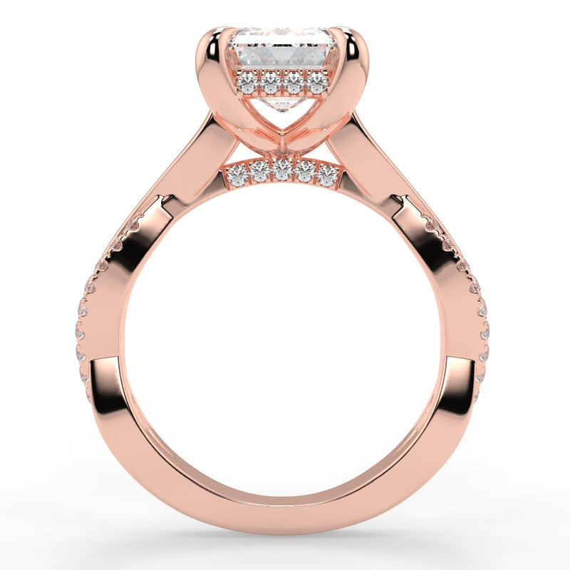 Elaine Lab Created Diamond Engagement Ring