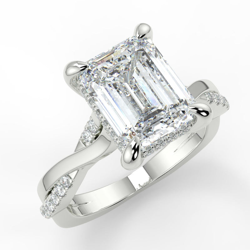 Elaine Lab Created Diamond Engagement Ring