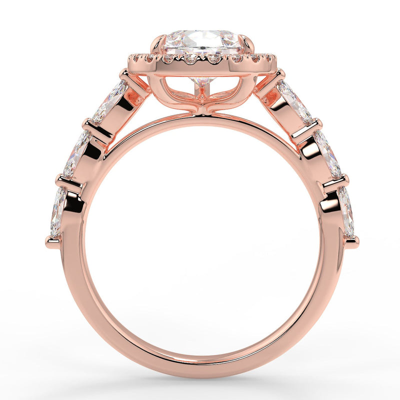 Eva Lab Created Diamond Engagement Ring