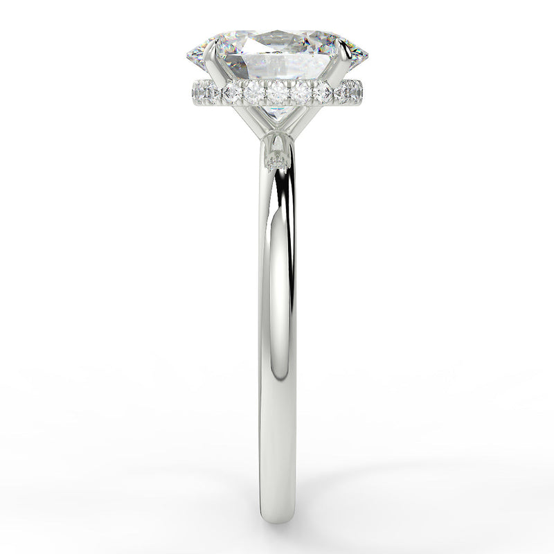 Jaqueline Lab Created Diamond Engagement Ring