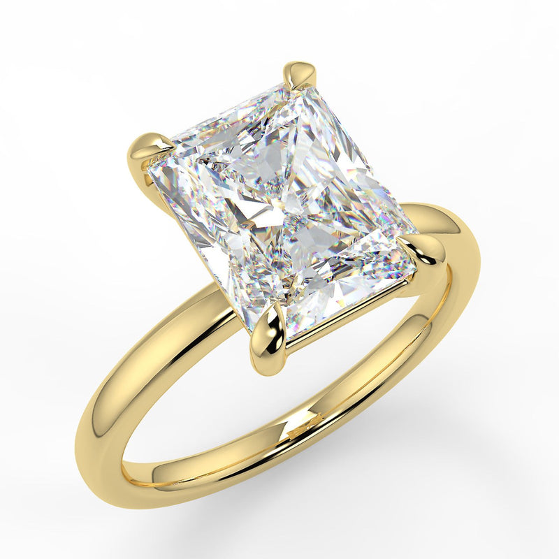 Jasmine Lab Created Diamond Engagement Ring