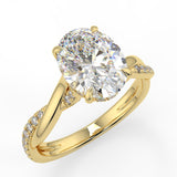 Joy Lab Created Diamond Engagement Ring