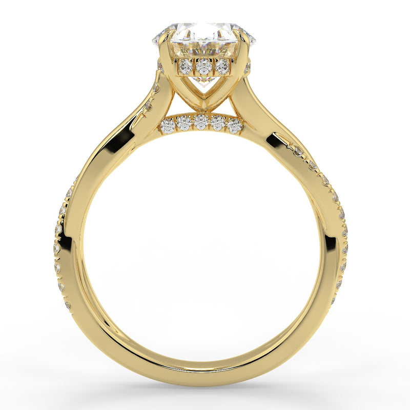 Joy Lab Created Diamond Engagement Ring