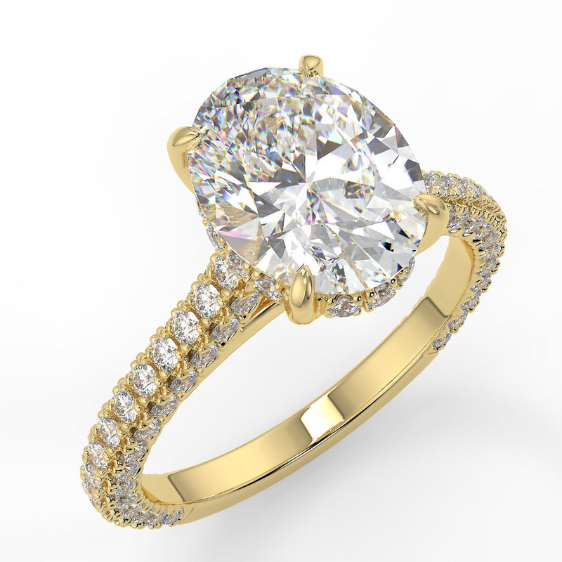 Lydia Lab Created Diamond Engagement Ring