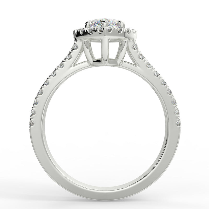 Margaret Lab Created Diamond Engagement Ring