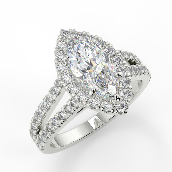 Margaret Lab Created Diamond Engagement Ring