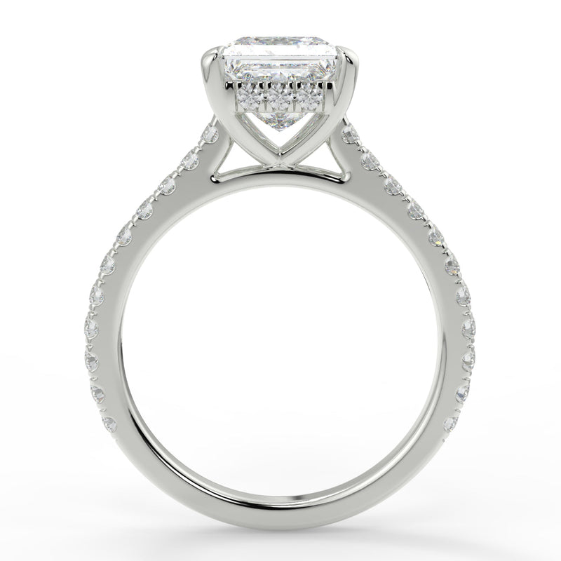 Marlyn Lab Created Diamond Engagement Ring