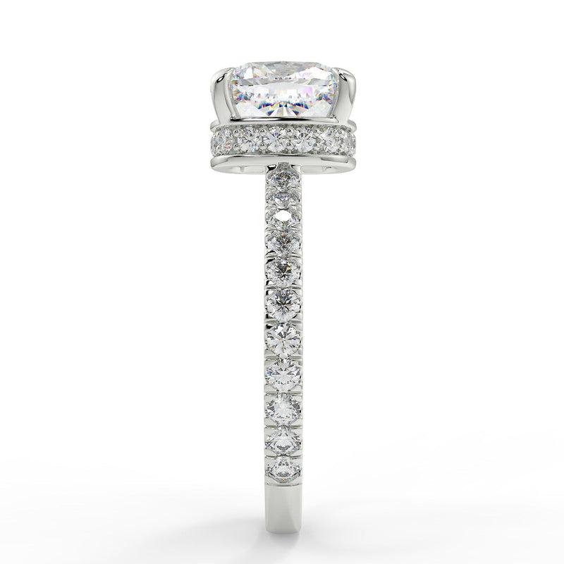 Mila Lab Created Diamond Engagement Ring