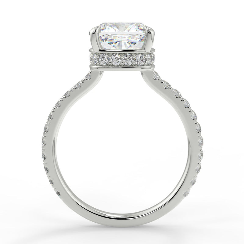 Mila Lab Created Diamond Engagement Ring