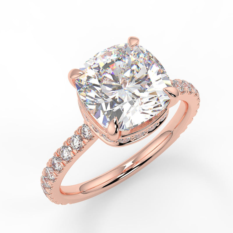 Mila Lab Created Diamond Engagement Ring