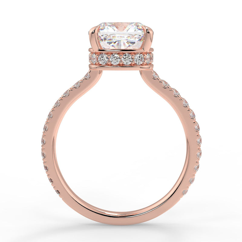 Mila Lab Created Diamond Engagement Ring