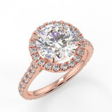 Milena Lab Created Diamond Engagement Ring